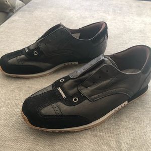 Diesel Black leather shoes